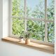 vidaXL vidaXL Parapety 2 szt., surowe, 90x15x2 cm, lite drewno dębowe 1