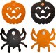 Verk Girlanda dekoracyjna na halloween dynia/pająk papierowa długa 3 metry Girlanda dekoracyjna na halloween dynia/pająk papierowa długa 3 metry 4