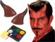 Verk Zestaw do makijażu twarzy diabeł devil na halloween makeup rogi przebranie Zestaw do makijażu twarzy diabeł devil na halloween makeup rogi przebranie 6