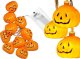 Verk Lampki dynie 10 led wiszące halloween 200cm świecąca dekoracja ozdoba dynia Lampki dynie 10 led wiszące halloween 200cm świecąca dekoracja ozdoba dynia 10