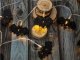 Verk Lampki nietoperz 10 led wiszące halloween 200cm świecąca dekoracja ozdoba Lampki nietoperz 10 led wiszące halloween 200cm świecąca dekoracja ozdoba 2