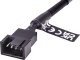 Thermaltake 4-pin - 4-pin x2, 0.11m, Czarny (AC-060-CO1OTN-F1) 1
