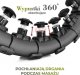 HMS ZESTAW HULA HOP HHW12 BLACK Z WYPUSTKAMI I OBCIĄŻNIKIEM HMS + PAS BR163 BLACK PLUS SIZE 11