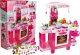 LeanToys Duża Kuchnia dla dzieci Toster Ekspres Różowa LEAN Toys 1