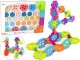 LeanToys Klocki Konstrukcyjne Płatki Śniegu 120 Elementów LEAN Toys 1