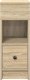 vidaXL Szafka nocna z szufladą, dąb sonoma, 25x31x66 cm 3