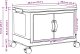 vidaXL Skrzynia do przechowywania z kółkami, 28 L, 48x29,5x33 cm 11