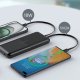 Powerbank Choetech Powerbank Choetech B654 10000mAh 22.5W USB-A / USB-C / micro USB z wbudowanym kablem USB-C / Lightning - czarny 4