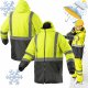 Kurtka męska Högert Technik Kurtka Robocza Ostrzegawcza Ocieplana Zimowa Wodoodporna Leda Żółta 3Xl Hogert Technik Ht5K330-3Xl 5902801304965 1