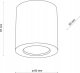 Lampa sufitowa TK Lighting LAMP CEILING EVE WOOD GU10 10W 7
