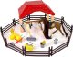Figurka LeanToys Zestaw Farma Stajnia Figurki Koń do Czesania Akcesoria LEAN Toys 2