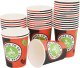 vidaXL vidaXL Papierowe kubki z pokrywkami, 1000 szt., 8oz, 240ml 6