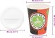 vidaXL vidaXL Papierowe kubki z pokrywkami, 1000 szt., 8oz, 240ml 9