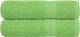 vidaXL vidaXL Ręczniki kąpielowe, 2 szt, zielone, 70x140 cm, bawełna 100% 1