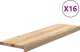vidaXL vidaXL Stopnie schodowe, 16 szt., surowe 90x25x2 cm lite drewno dębowe 2