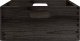 vidaXL vidaXL Skrzynka drewniana z uchwytami, czarna, lite drewno sosnowe 5