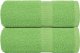 vidaXL vidaXL Ręczniki hotelowe, 2 szt, zielone, 30x50 cm, bawełna 100% 1