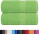 vidaXL vidaXL Ręczniczki, 2 szt, zielone, 30x30 cm, 360 g/m2, bawełna 100% 1