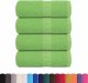 vidaXL vidaXL Ręczniczki, 4 szt, zielone, 30x30 cm, 360 g/m2, bawełna 100% 1