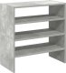 vidaXL vidaXL Stojaki na buty 2 szt., szarość betonu, 60x30x30,5 cm 6
