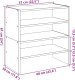 vidaXL vidaXL Stojaki na buty 2 szt., szarość betonu, 60x30x30,5 cm 9