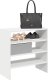 vidaXL vidaXL Stojaki na buty 2 szt., sztaplowane, białe, 60x30x30,5 cm 1
