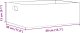 vidaXL vidaXL Skrzynka drewniana z uchwytami, 40x30x13cm, lite drewno sosnowe 7