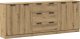 vidaXL vidaXL Komody 3 szt., dąb artisan 60x30x70 cm materiał drewnopochodny 2