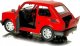 Figurka Welly WELLY MALUCH FIAT 126P 1:21 SAMOCHÓD KOLEKCJONERSKI bordowy 3