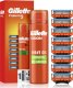 Gillette Fusion5 wkład, 8 szt. + Fusion żel 200ml 12