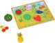 Jokomisiada Układanka drewniana edukacyjne puzzle OWOCE dopasuj 8 ele ZA5255 3