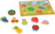Jokomisiada Układanka drewniana edukacyjne puzzle OWOCE dopasuj 8 ele ZA5255 5