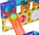 Jokomisiada Klocki Magnetyczne 3D dla dzieci Zbuduj Świecący Tor Kulkowy 49 ele ZA5250 3