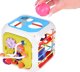 Jokomisiada Kostka zabawka interaktywna dla malucha sorter kształty cymbałki ZA5278 11
