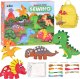 Jokomisiada Zestaw do szycia Dinozaury zrób to sam świat dinozaurów filcowy ZA5361 1