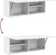 vidaXL Wisząca szafka łazienkowa, biała, 80x25x30 cm 8