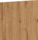 vidaXL Wezgłowie łóżka, dąb artisan, 120x1,5x80 cm 5