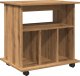 vidaXL Szafka na kółkach, dąb artisan, 60x45x60 cm 2