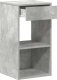 vidaXL vidaXL Szafki nocne z szufladą, 2 szt., szarość betonu, 35x34x66,5 cm 6