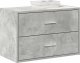 vidaXL vidaXL Szafka z 2 szufladami, szarość betonu, 60x31x40 cm 1