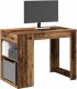 vidaXL vidaXL Biurko z szufladą i półką, stare drewno, 102x62x77,5 cm 1