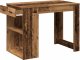 vidaXL vidaXL Biurko z szufladą i półką, stare drewno, 102x62x77,5 cm 5