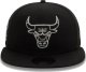 New Era Czapka z daszkiem NEW ERA Chicago Bulls Metallic  Black 9FIFTY czarna M/L 1