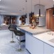 Sofotel Hoker barowy z oparciem Forza - 2 sztuki - czarny 8
