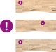 vidaXL Blat biurka, surowe, 160x50x2,5 cm, lite drewno dębowe 6
