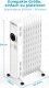 Grzejnik Midea Midea NY2009-22M | Oil Filled Radiator | 2000 W | Number of power levels 3 | White 3