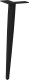 vidaXL vidaXL Nogi do stolika kawowego, 4 szt., czarne, 30-31 cm, stal 4