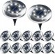 Vilde Lampki Ogrodowe Solarne LED Stalowe Wbijane VILDE 11,5 cm 12 szt. 1