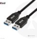 Kabel USB Club 3D USB-A - USB-A 0.5 m Czarny (CAC-1409) 1
