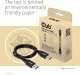 Kabel USB Club 3D USB-A - USB-A 0.5 m Czarny (CAC-1409) 9